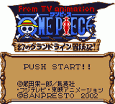 From Tv Animation One Piece Yume No Luffy Kaizokudan Tanjou Rom Gameboy Color Gbc Emulator Games