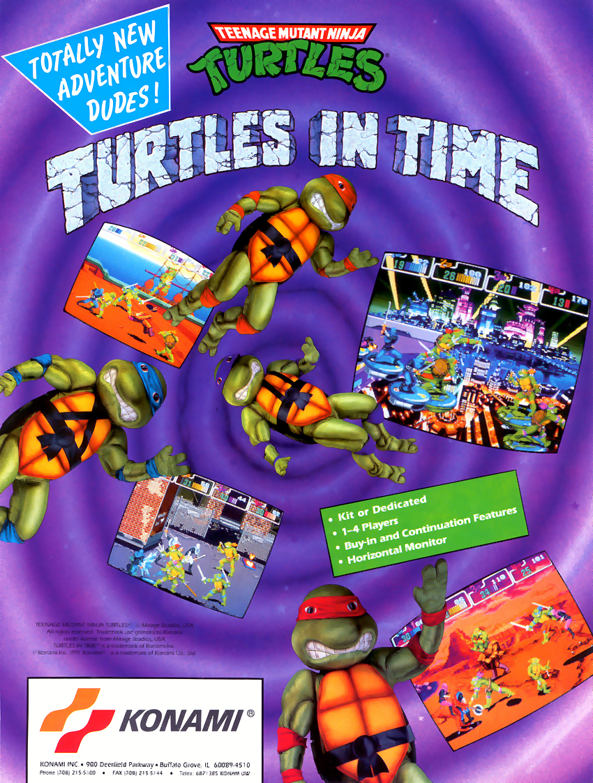 tmnt 4 turtles in time rom