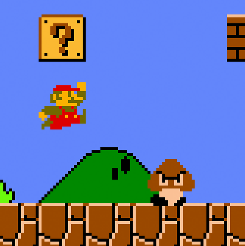 how to play the original super mario brothers game
