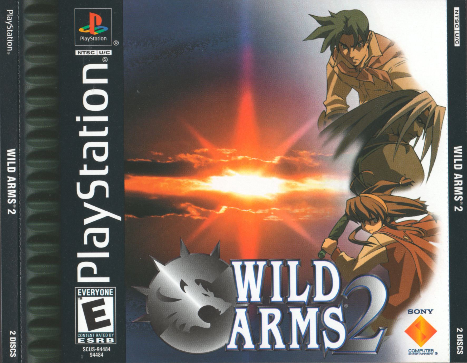 Wild Arms 2 Disc1of2 Scus Rom Playstation Ps1 Emulator Games